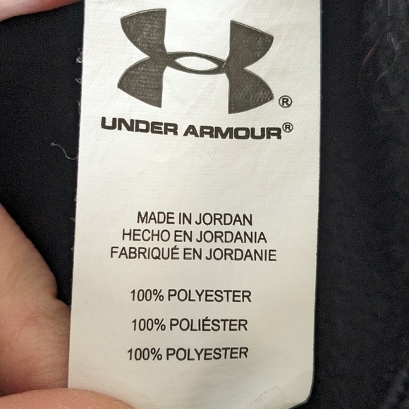 Under Armour Black Fleece Lined Sweatshirt Hoodie 6 - Picture 5 of 6